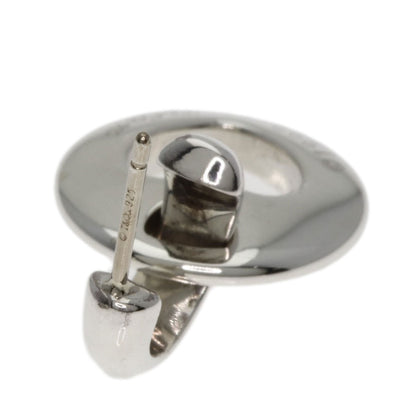 TIFFANY&Co. Pierced Heart earring Silver Ladies [Used]