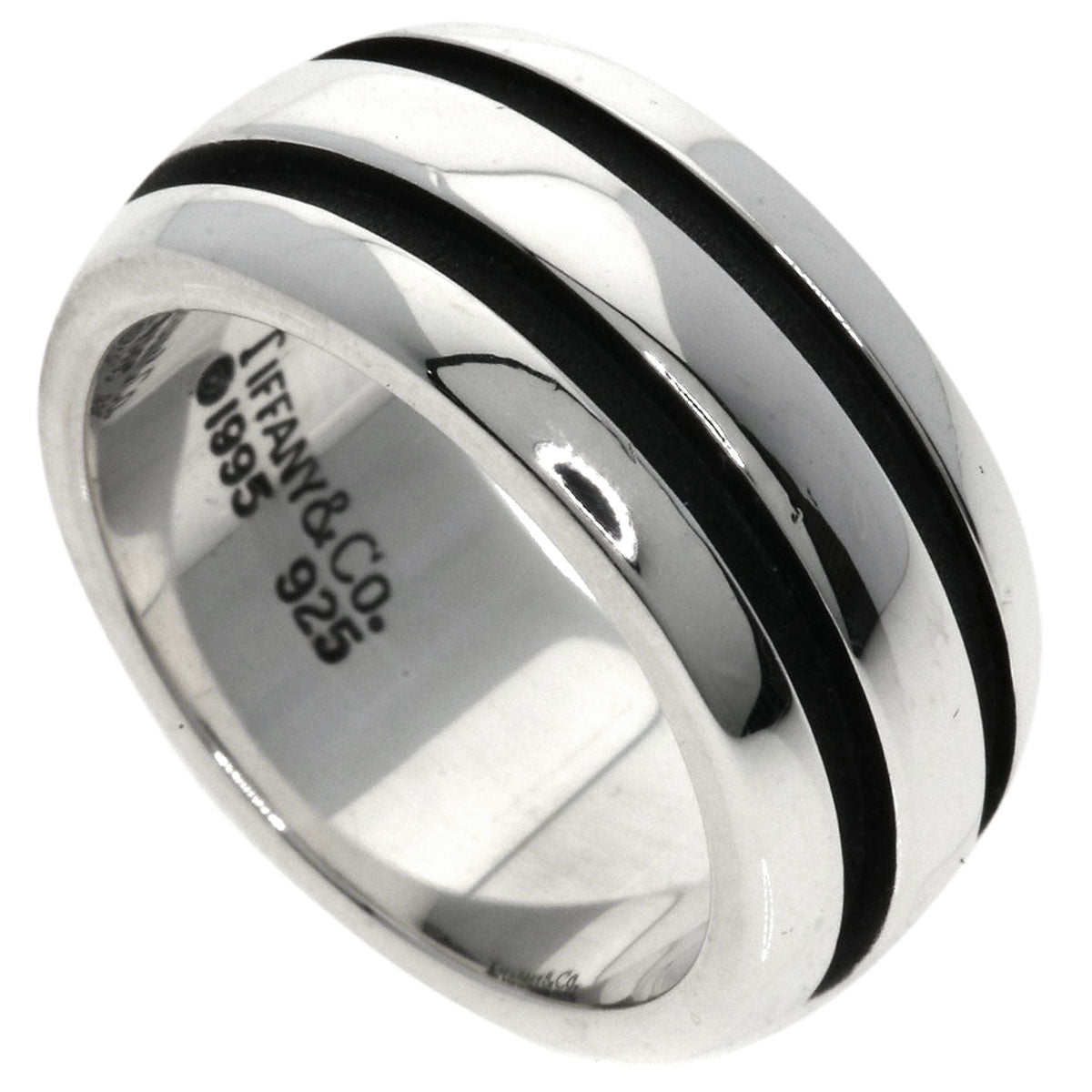 TIFFANY&Co. Grooved Ring Silver Ladies [Used]