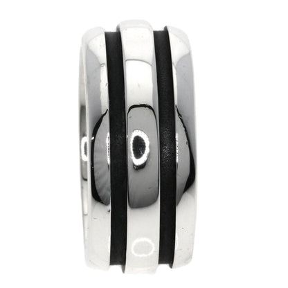 TIFFANY&Co. Grooved Ring Silver Ladies [Used]