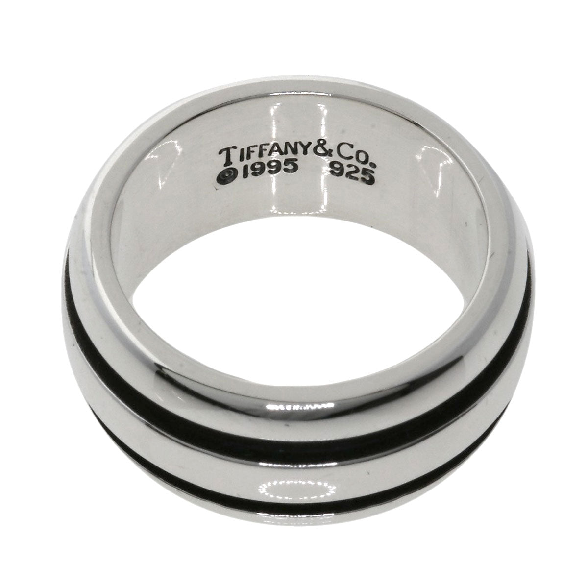 TIFFANY&Co. Grooved Ring Silver Ladies [Used]