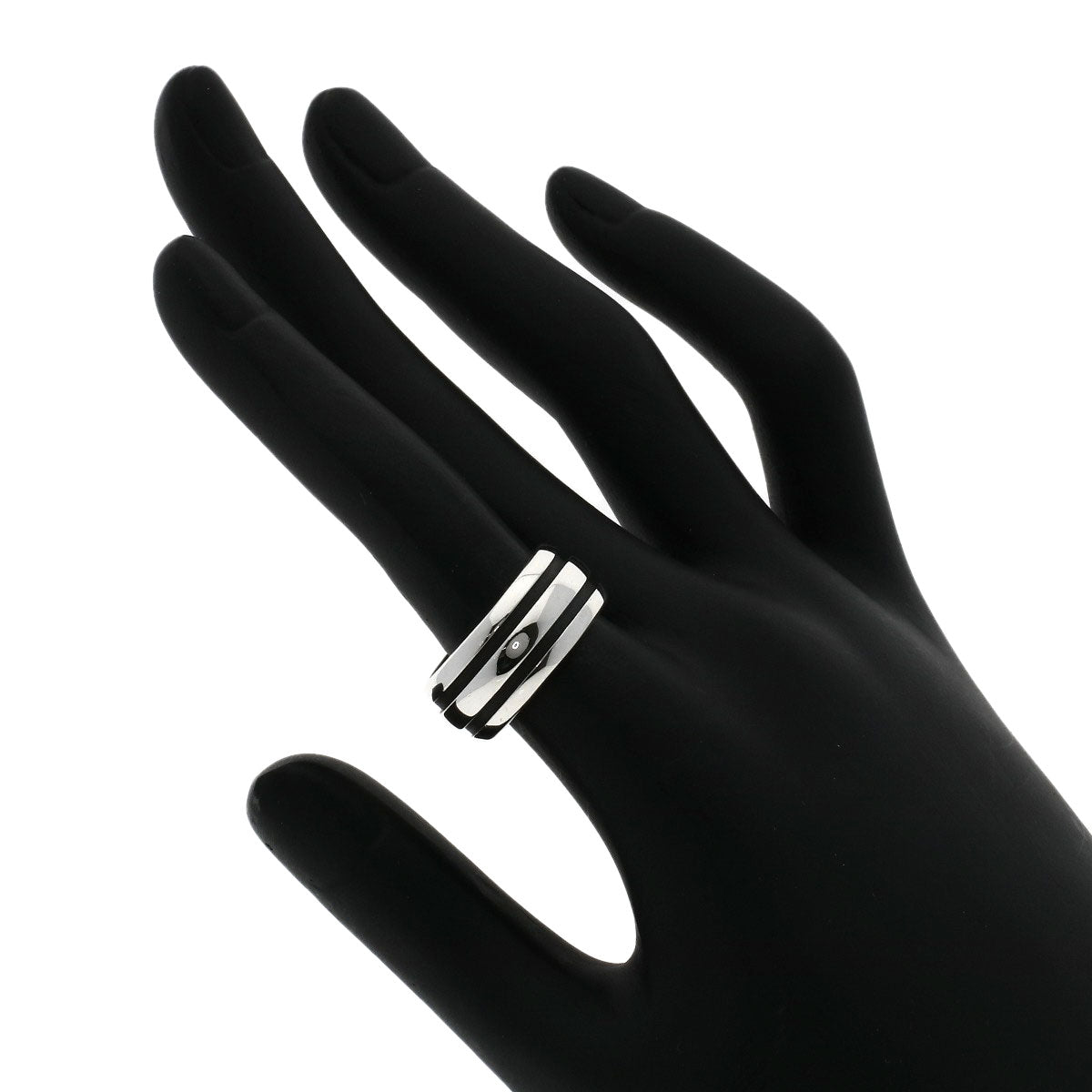 TIFFANY&Co. Grooved Ring Silver Ladies [Used]