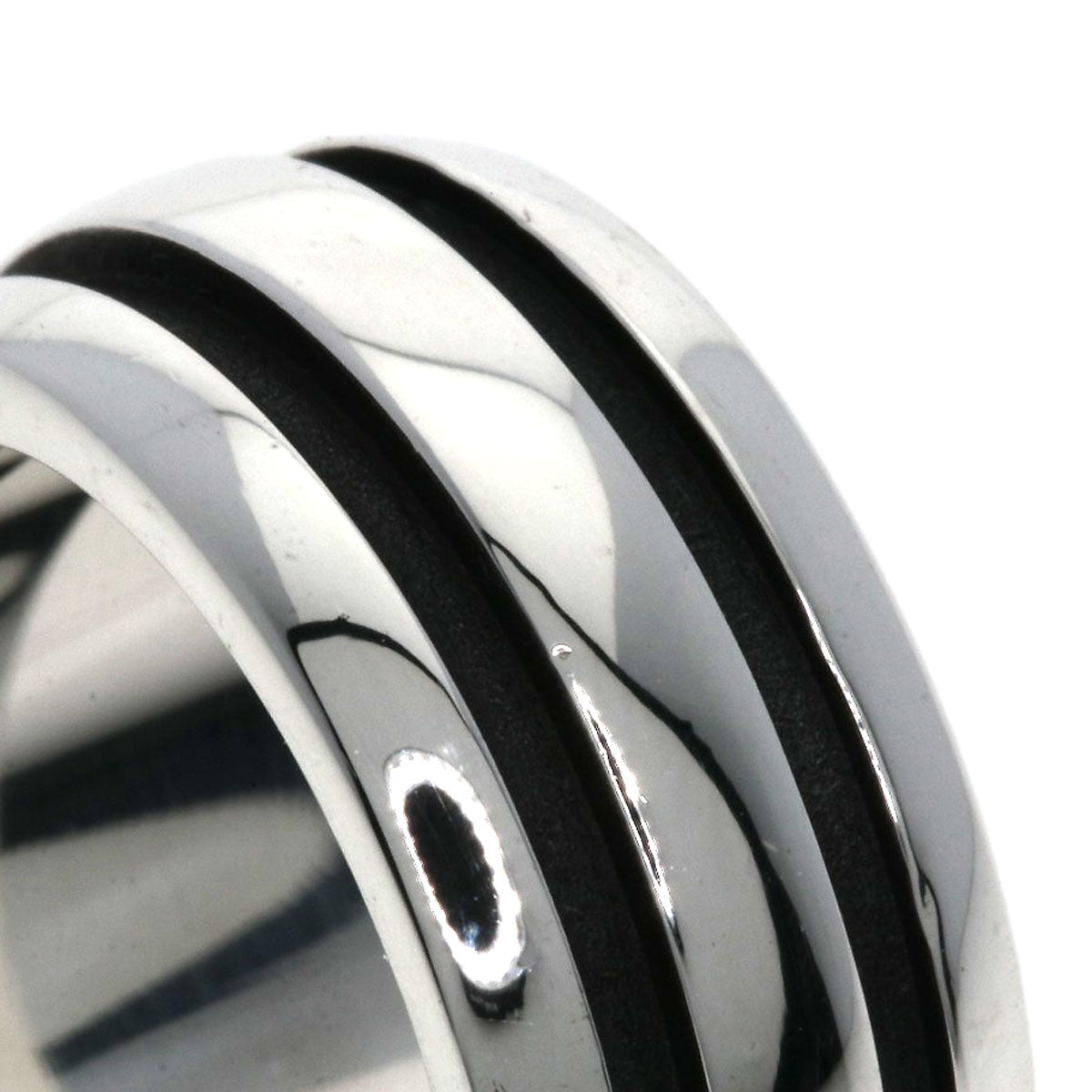 TIFFANY&Co. Grooved Ring Silver Ladies [Used]