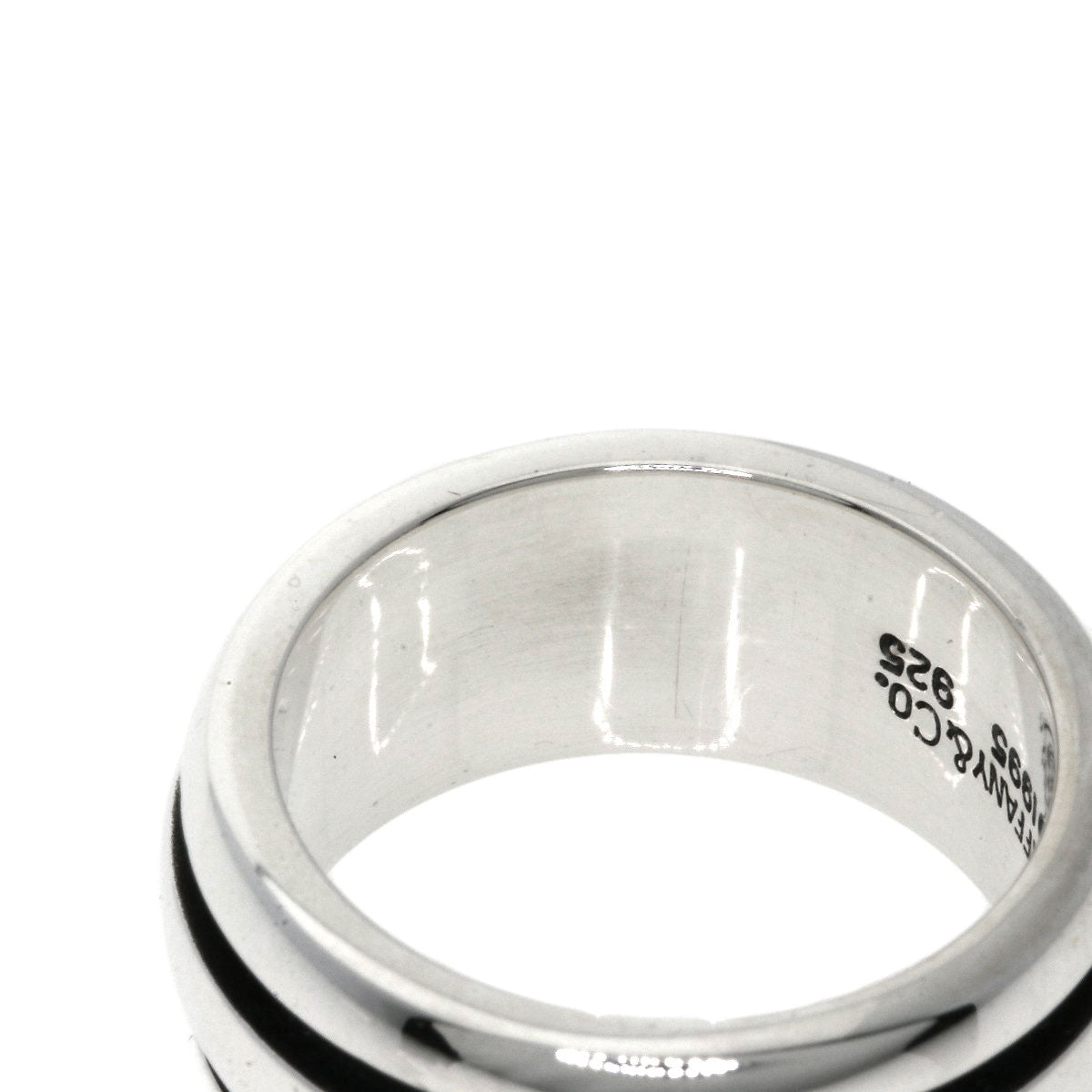TIFFANY&Co. Grooved Ring Silver Ladies [Used]