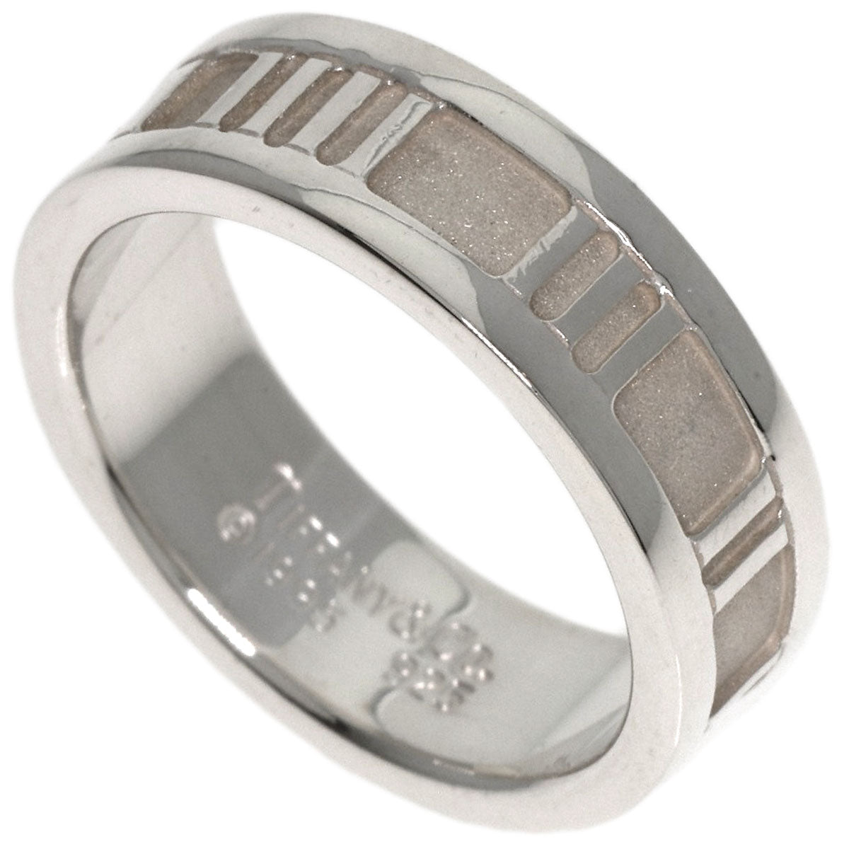 TIFFANY&Co. Atlas Ring Silver Ladies [Used]