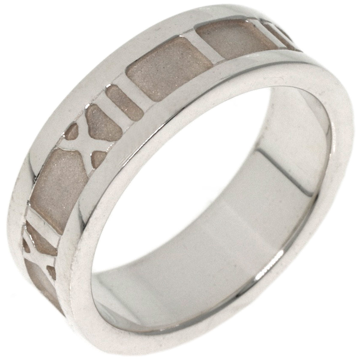 TIFFANY&Co. Atlas Ring Silver Ladies [Used]