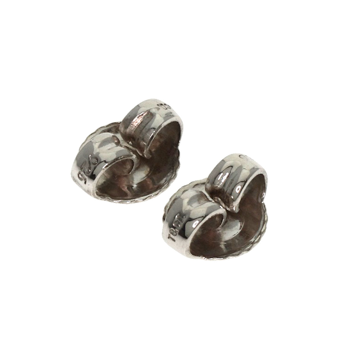 TIFFANY&Co. Open heart earring Silver Ladies [Used]