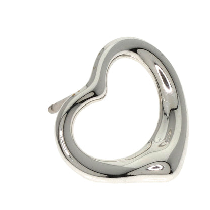 TIFFANY&Co. Open heart earring Silver Ladies [Used]