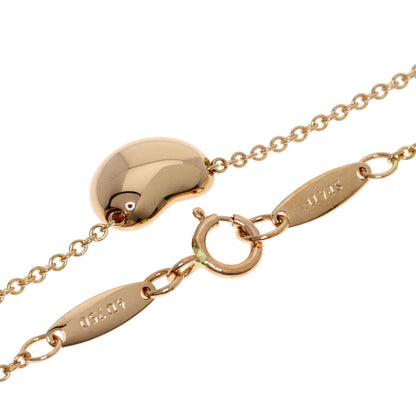 TIFFANY&Co.   Necklace Bean K18 Pink Gold Ladies
