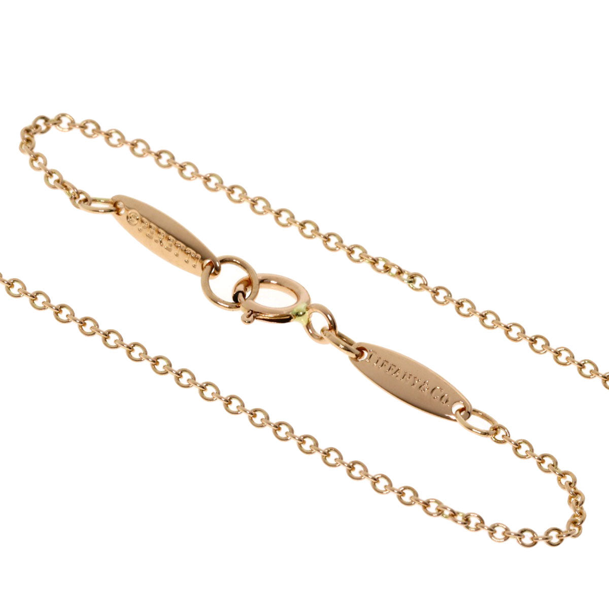 TIFFANY&Co.   Necklace Bean K18 Pink Gold Ladies