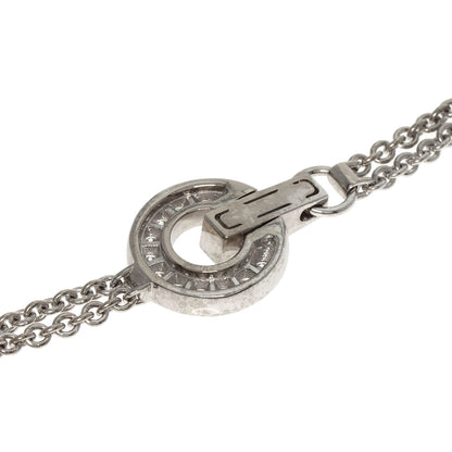 BVLGARI BVLGARI BVLGARI Openwork Diamond M/L Bracelet K18 White Gold Ladies [Used]