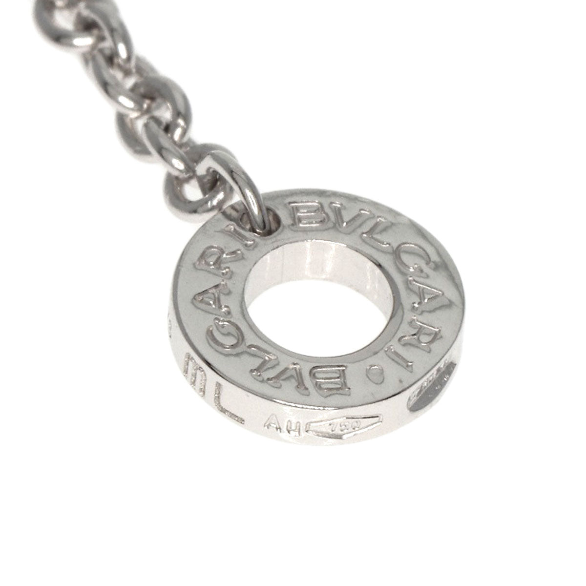 BVLGARI BVLGARI BVLGARI Openwork Diamond M/L Bracelet K18 White Gold Ladies [Used]