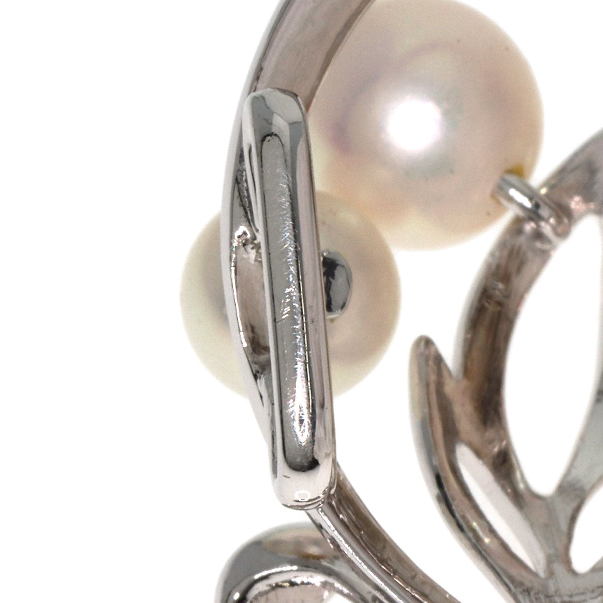 MIKIMOTO Pearl Pearl Obi closure K14 White Gold Ladies [Used]