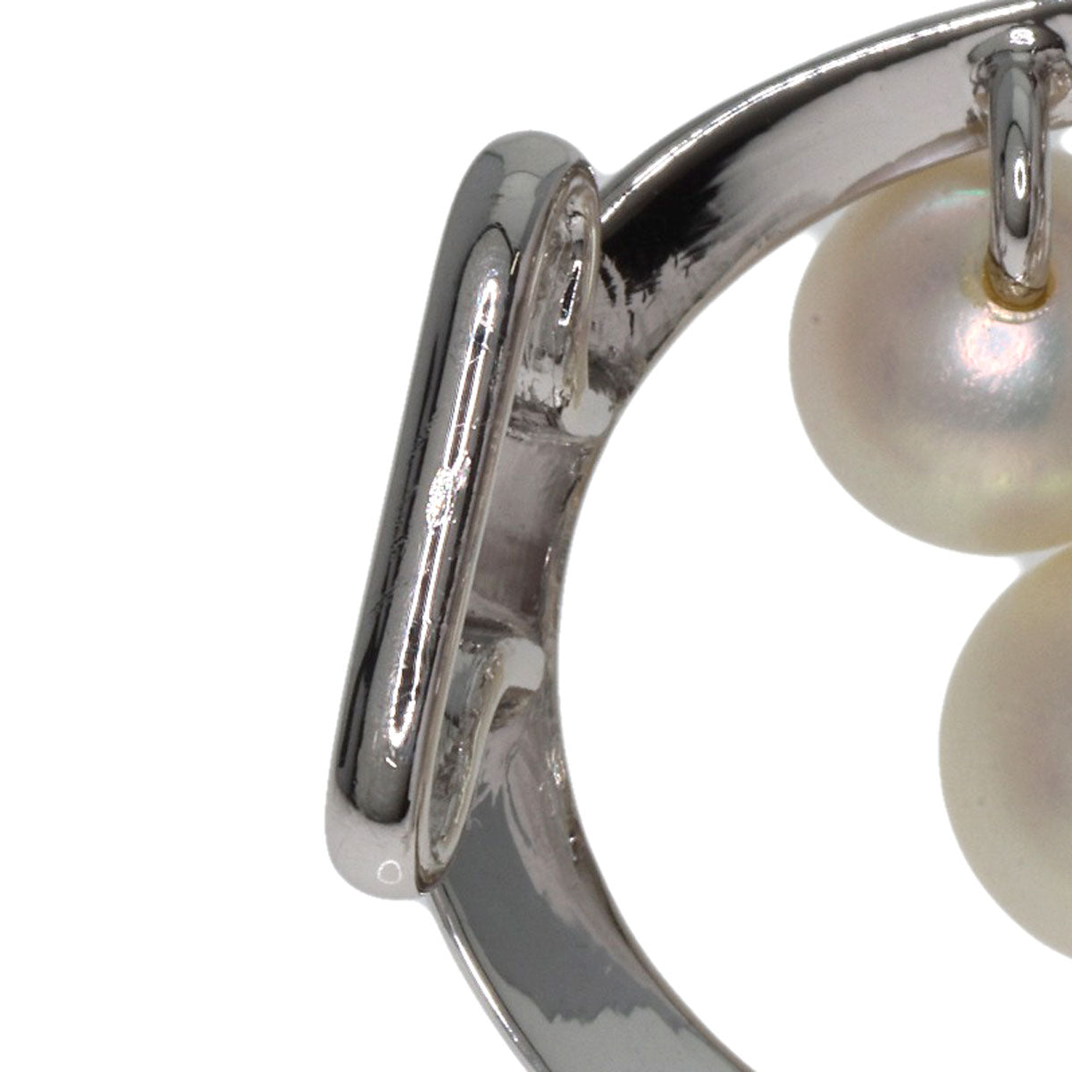 MIKIMOTO Pearl Pearl Obi closure K14 White Gold Ladies [Used]