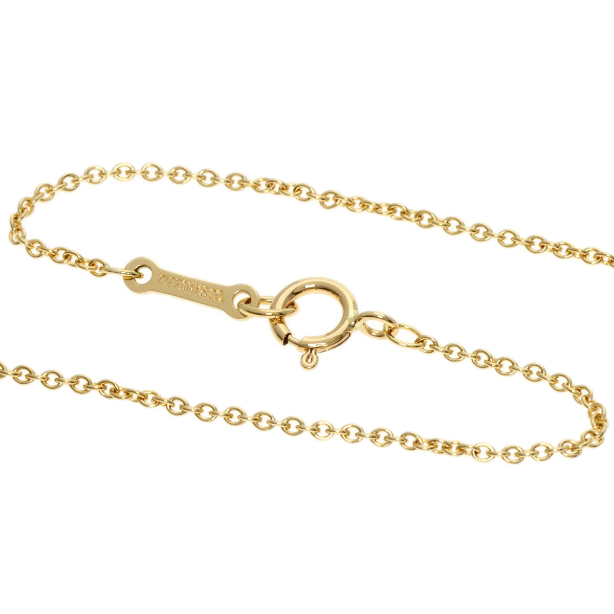 TIFFANY&Co.   Necklace Open heart K18 Yellow Gold Ladies