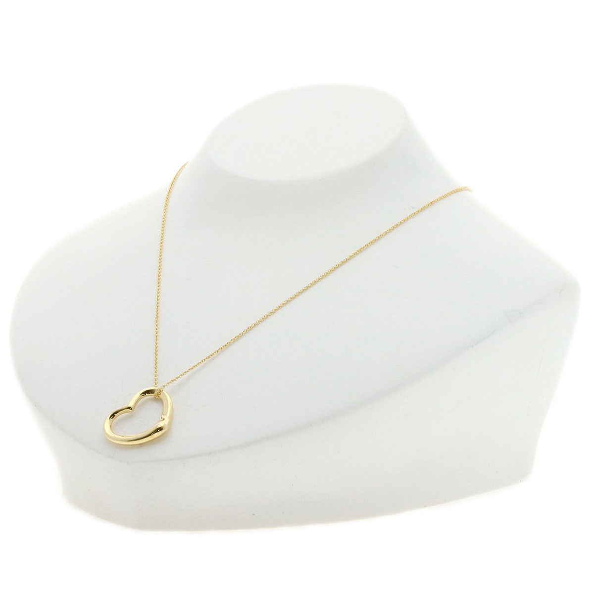 TIFFANY&Co.   Necklace Open heart K18 Yellow Gold Ladies