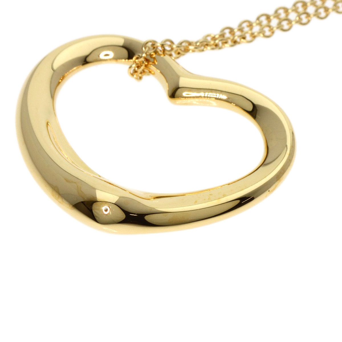 TIFFANY&Co.   Necklace Open heart K18 Yellow Gold Ladies