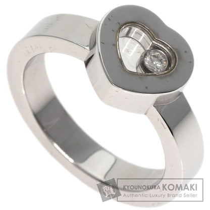 Chopard Happy Diamond Heart Ring K18 White Gold Ladies [Used]