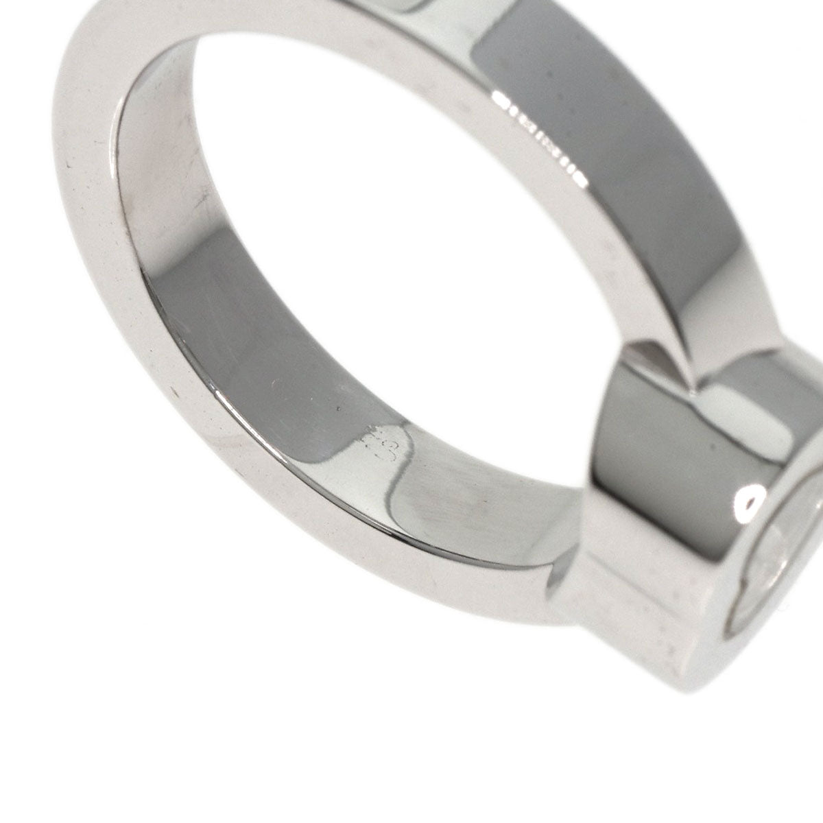 Chopard Happy Diamond Heart Ring K18 White Gold Ladies [Used]