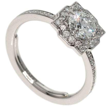 HARRY WINSTON Belle by Diamond Ring Platinum PT950 Ladies [Used]