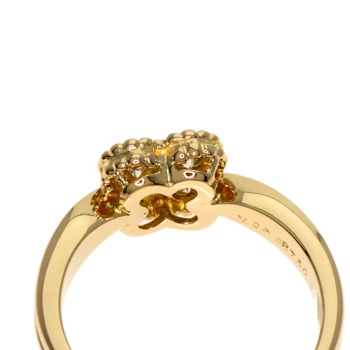 Van Cleef & Arpels   Ring Arno Diamond K18 Yellow Gold Ladies