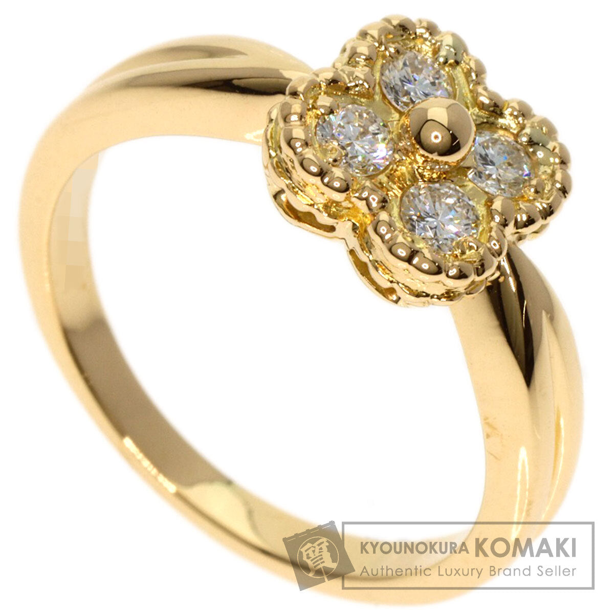 Van Cleef & Arpels   Ring Arno Diamond K18 Yellow Gold Ladies