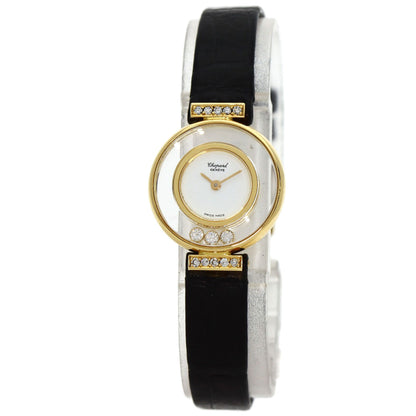 Chopard Happy diamond Watches 20/5511 K18 Yellow Gold/Leather Ladies