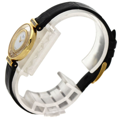 Chopard Happy diamond Watches 20/5511 K18 Yellow Gold/Leather Ladies