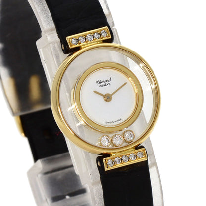 Chopard Happy diamond Watches 20/5511 K18 Yellow Gold/Leather Ladies