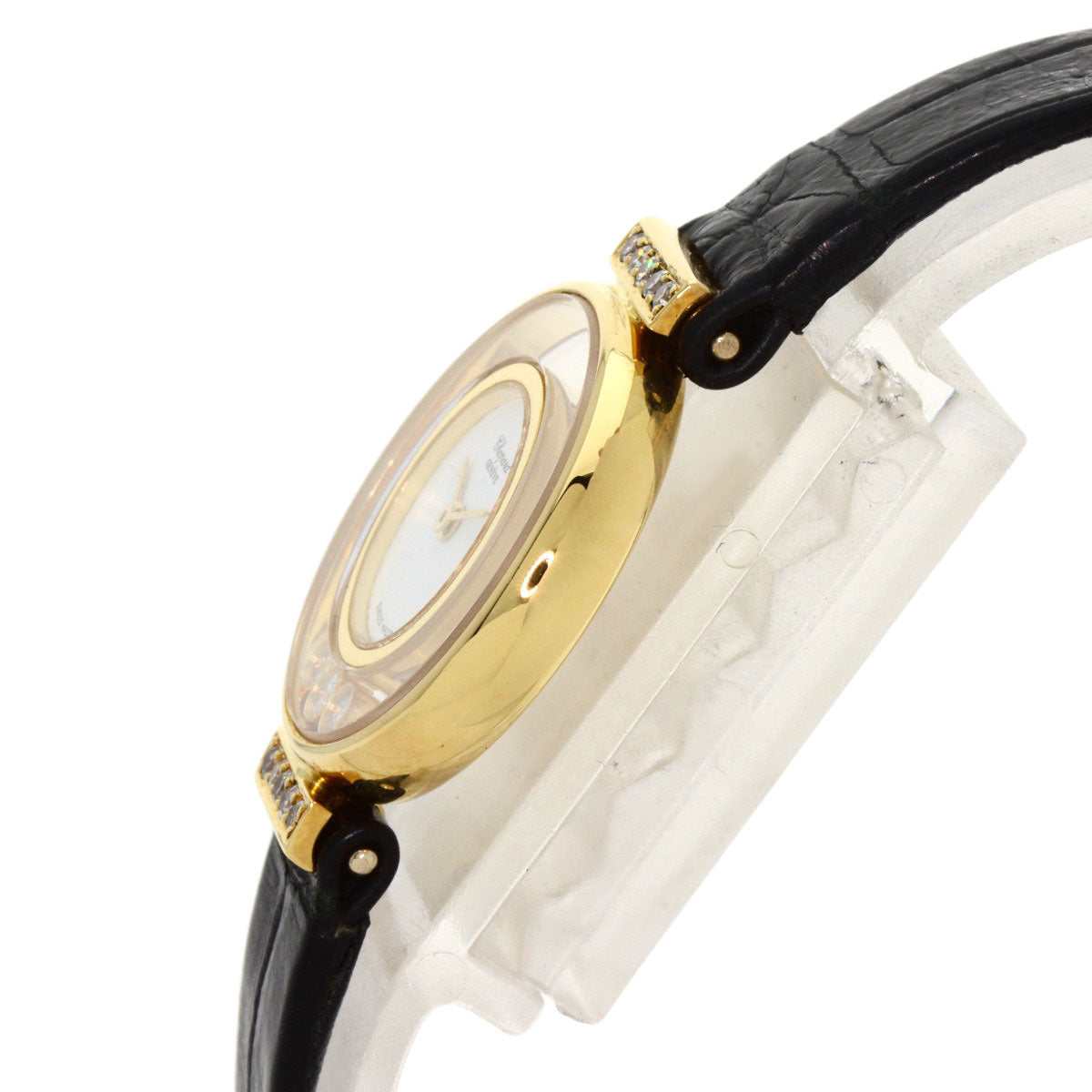 Chopard Happy diamond Watches 20/5511 K18 Yellow Gold/Leather Ladies