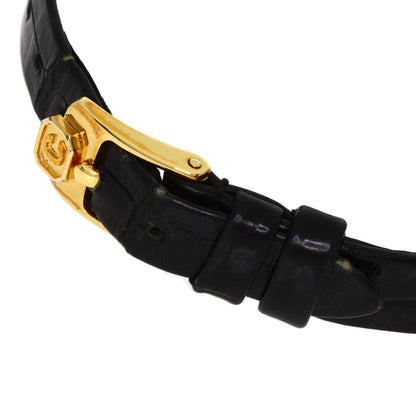 Chopard Happy diamond Watches 20/5511 K18 Yellow Gold/Leather Ladies