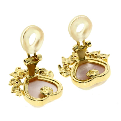 TASAKI   Earring Mabe Pearl Pearl Heart K18 Yellow Gold Ladies