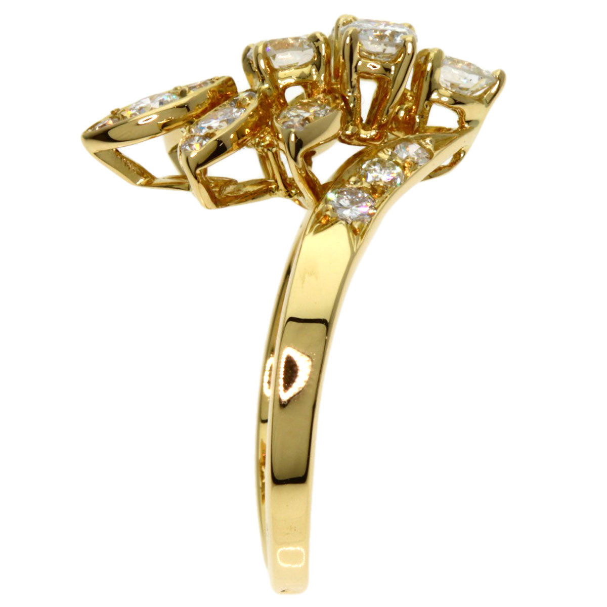 Van Cleef & Arpels Diamond Vintage Ring K18 Yellow Gold Ladies [Used]