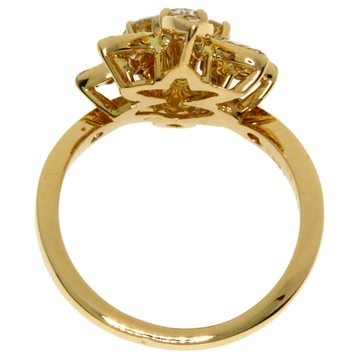 Van Cleef & Arpels Diamond Vintage Ring K18 Yellow Gold Ladies [Used]