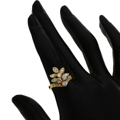 Van Cleef & Arpels Diamond Vintage Ring K18 Yellow Gold Ladies [Used]