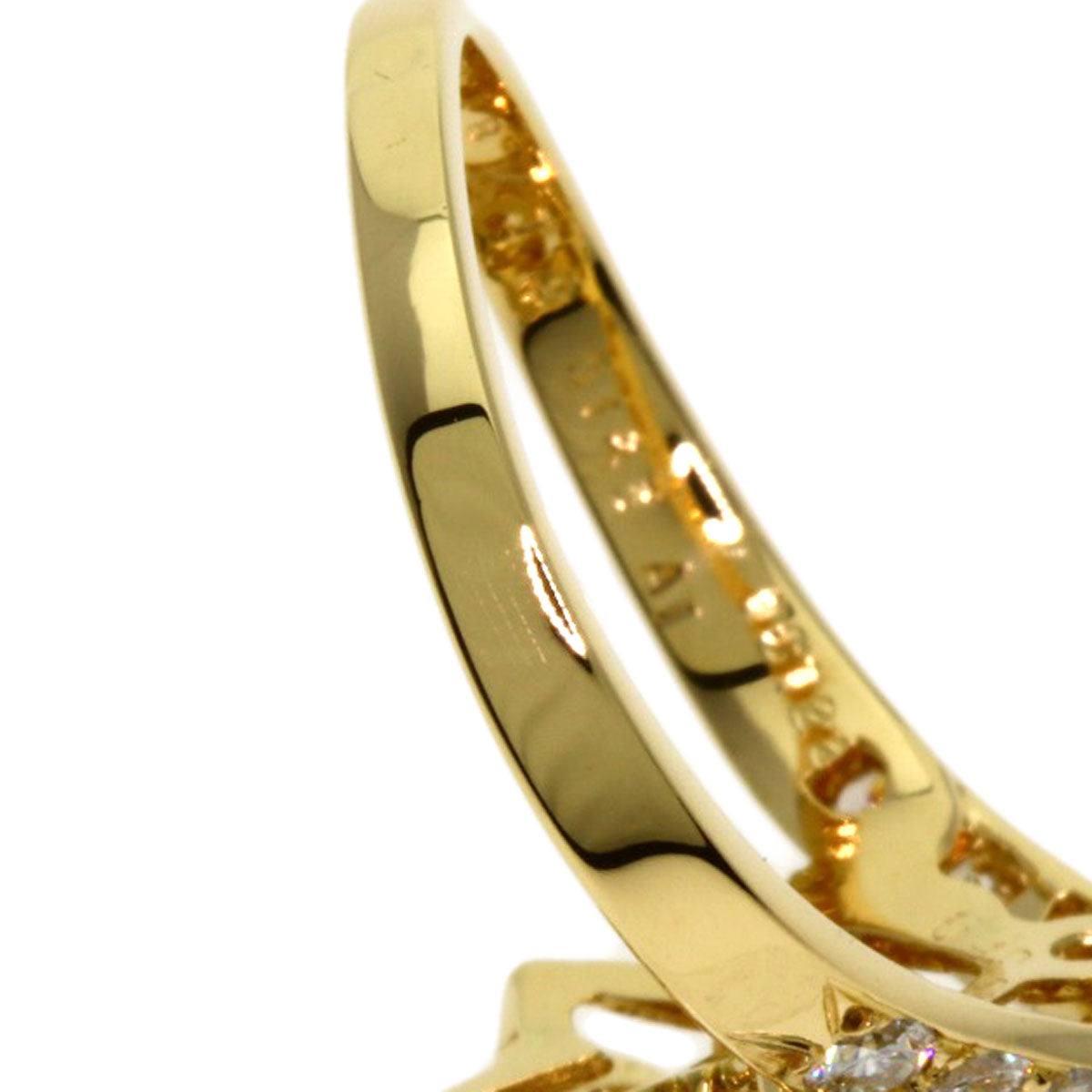 Van Cleef & Arpels Diamond Vintage Ring K18 Yellow Gold Ladies [Used]