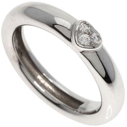 TIFFANY&Co. Friendship Heart Diamond Ring K18 White Gold Ladies [Used]