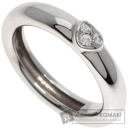 TIFFANY&Co. Friendship Heart Diamond Ring K18 White Gold Ladies [Used]