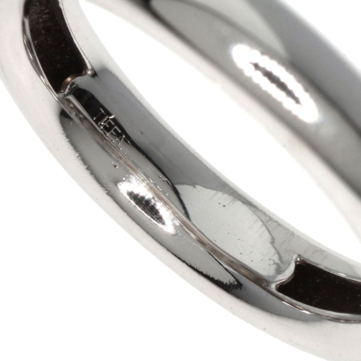 TIFFANY&Co. Friendship Heart Diamond Ring K18 White Gold Ladies [Used]