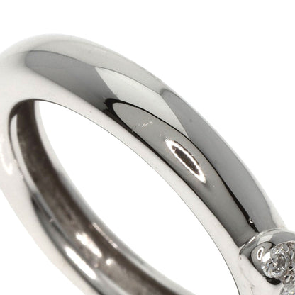 TIFFANY&Co. Friendship Heart Diamond Ring K18 White Gold Ladies [Used]