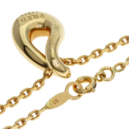 FRED   Necklace Diamond Drop K18 Yellow Gold Ladies