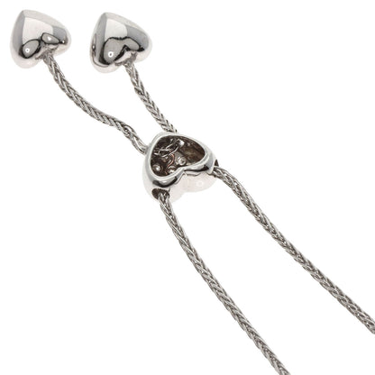 Damiani heart pavé diamond Necklace K18 White Gold Ladies [Used]