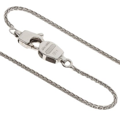 Damiani heart pavé diamond Necklace K18 White Gold Ladies [Used]