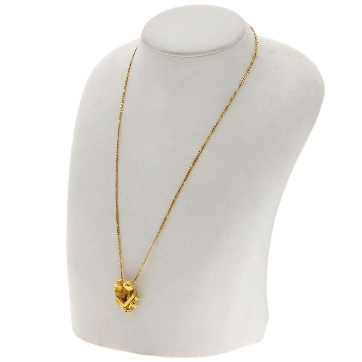 Carrera y Carrera   Necklace Adam & Eve Ruby Diamond K18 Yellow Gold Ladies