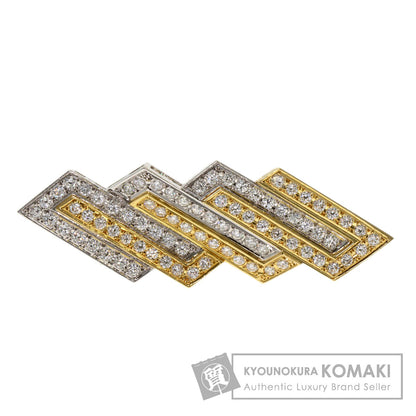 MIKIMOTO Diamond Obi closure K18 White Gold K14 Yellow GoldLadies [Used]