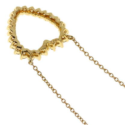 TIFFANY&Co.   Necklace Heart Diamond K18 Yellow Gold Ladies