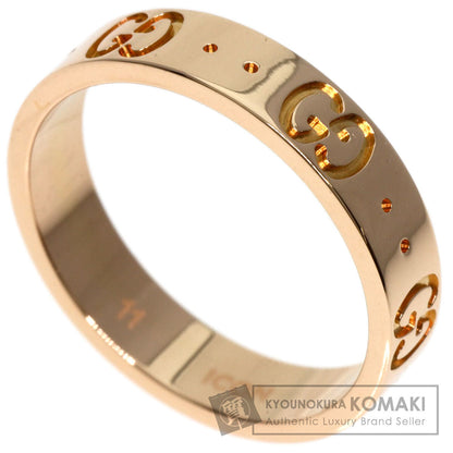 GUCCI   Icon #11 Ring  K18 Pink Gold Ladies [Used]