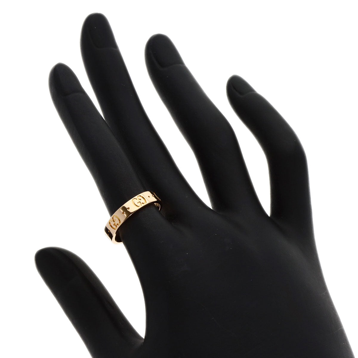 GUCCI   Icon #11 Ring  K18 Pink Gold Ladies [Used]