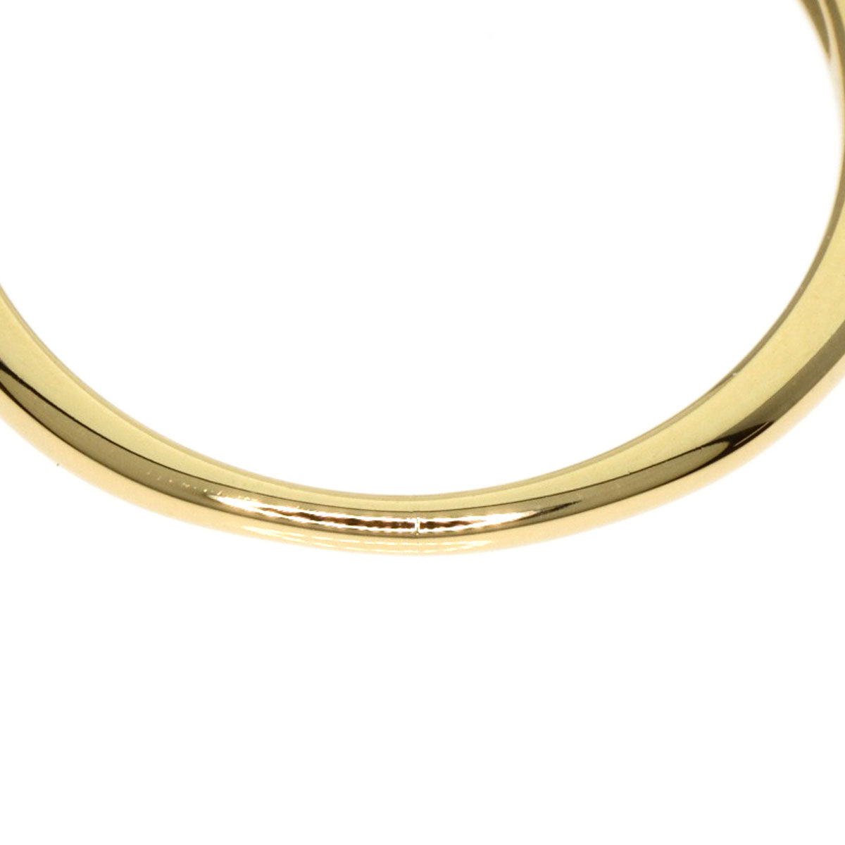 MIKIMOTO Pearl Pearl Diamond Ring K18 Yellow Gold Ladies [Used]