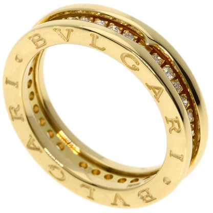 BVLGARI   Ring B.zero1 1 band Diamond #54 K18 Yellow Gold Ladies