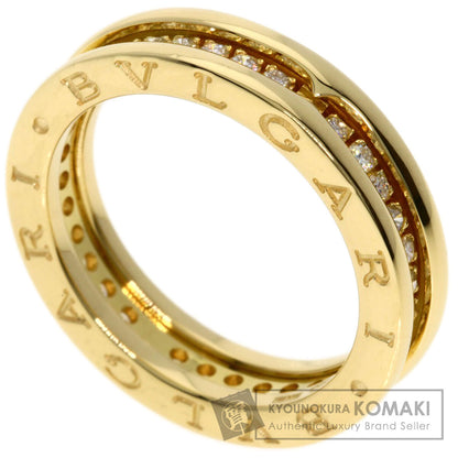 BVLGARI   Ring B.zero1 1 band Diamond #54 K18 Yellow Gold Ladies